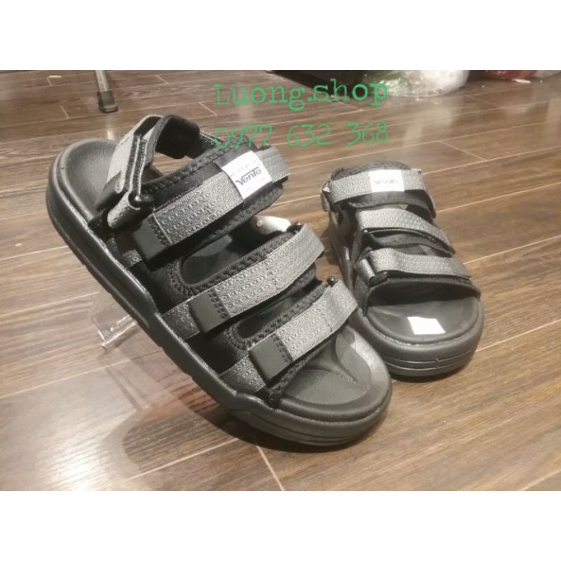 (Fullbox)Dép Sandal Vento SD1001 màu Đen trắng (size 36-43)