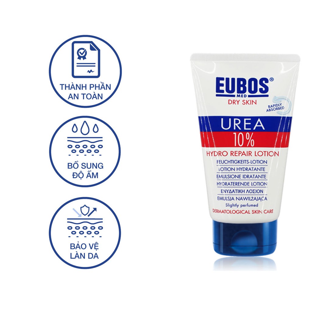 Lotion dưỡng thể cho da khô EUBOS Urea 10% Hydro Repair Lotion 150ml