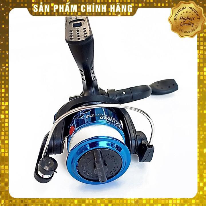 Bộ cần câu máy Shimano rút xanh , tặng kèm cần tay Shimano 2m7 + cước carbon 100m chính hãng