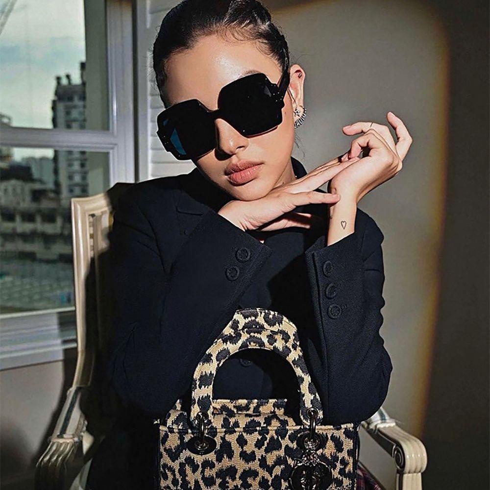 Kính Mát Gọng Vuông Chống Bức Xạ Chống Bức Xạ WMES15H Phong Cách Hàn Quốc Cổ Điển Thời Trang Cho Nam Và Nữ