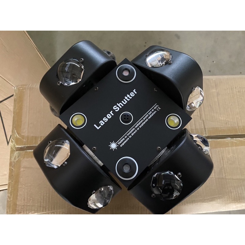 Đèn moving 4 đầu 16 mắt 3in1