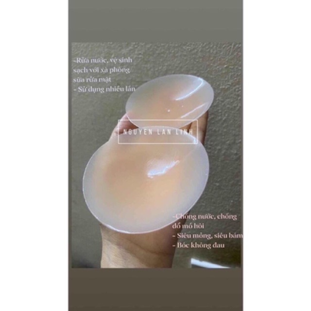 1 đôi miếng dán ngực chống xệ Tàng Hình new! 10cm