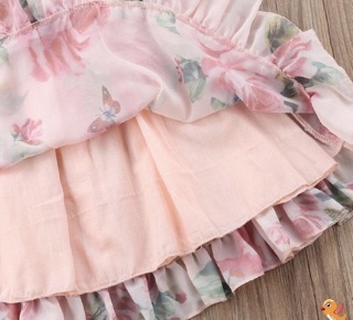 Đầm hoa vải chifon điệu đà