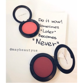 Má hồng Mac Pro Longwear Blush Stubborn/ Whole lotta Love