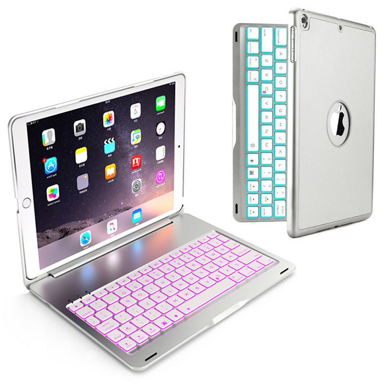 7 Color Backlit Bluetooth Keyboard Smart Case Stand Cover For iPad Pro 10.5 inch