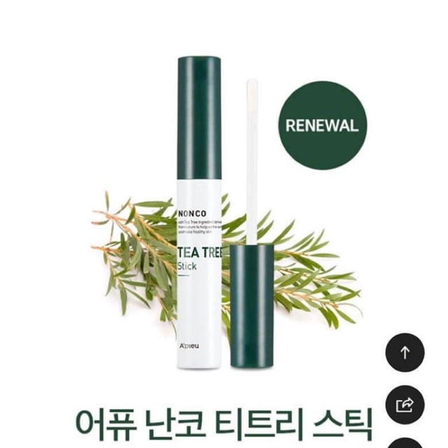 [Bill Hàn] Thanh CHẤM MỤN APIEU Nonco Tea Tree STICK