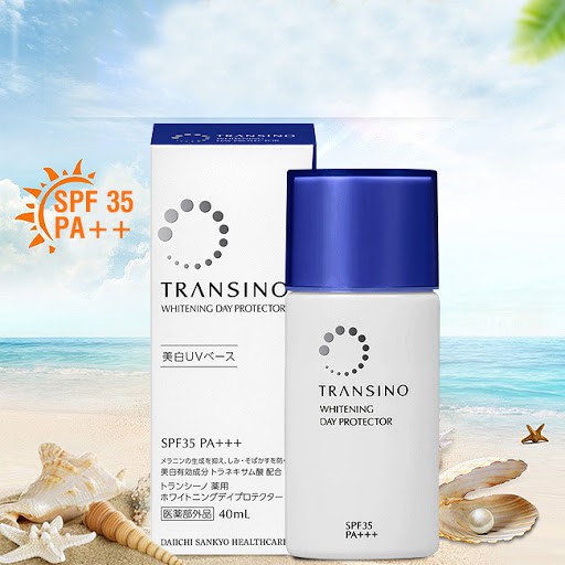 Kem Chống Nắng Trắng Da, Dưỡng Da ban ngày Transino Whitening UV Protector SPF50+ PA++++ - HÀNG NỘI ĐỊA NHẬT