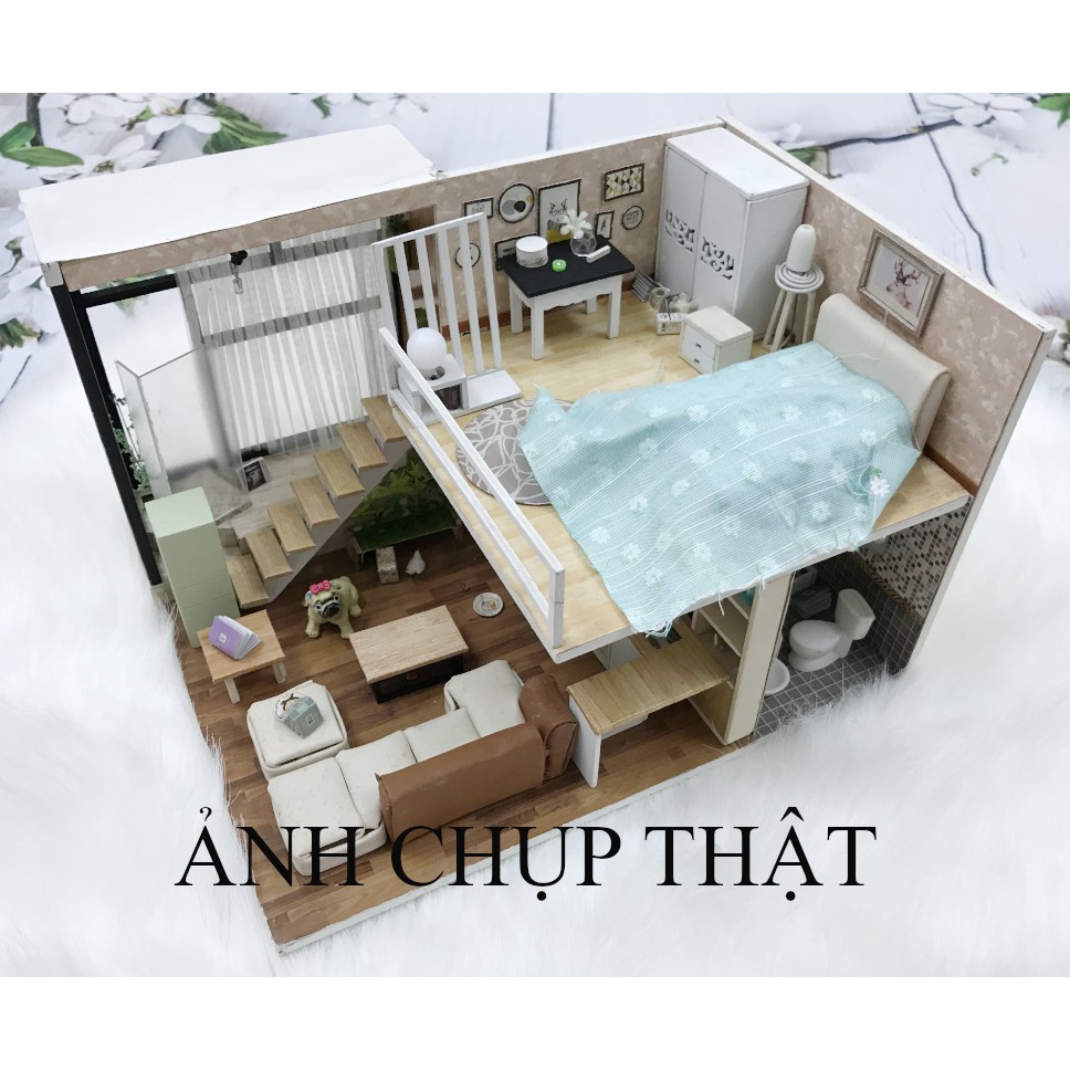 Buộc tóc scrunchies gấu dây cột nâu trắng chun vải QACCESSORIES HA220501