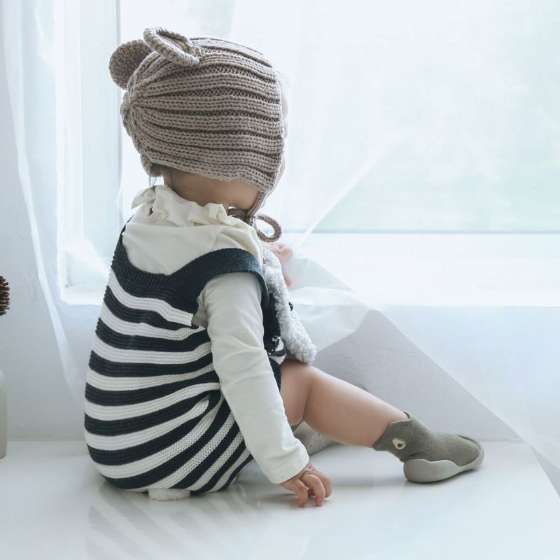 Giày Vớ Cao Su Mềm Chống Trượt Cho Bé Sơ Sinh
