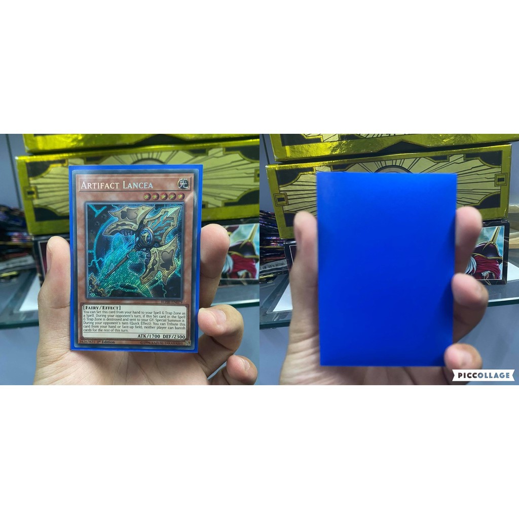 [ Dưa Hấu Yugioh ] Bọc thẻ bài Yugioh Size sleeve nhám dành cho Yugioh Vanguard nhiều màu sắc  - 60 cái - Bọc bài Yugioh