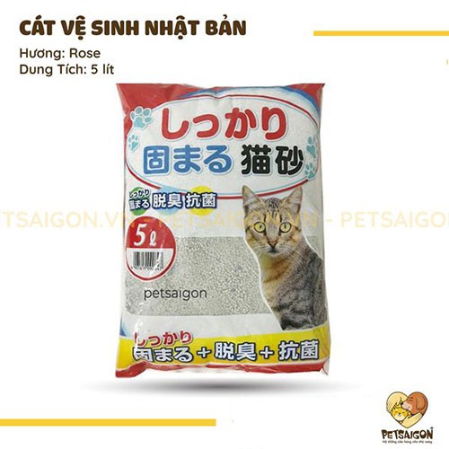 [CHÍNH HÃNG] CÁT VỆ SINH CHO MÈO NHẬT BẢN - 5L