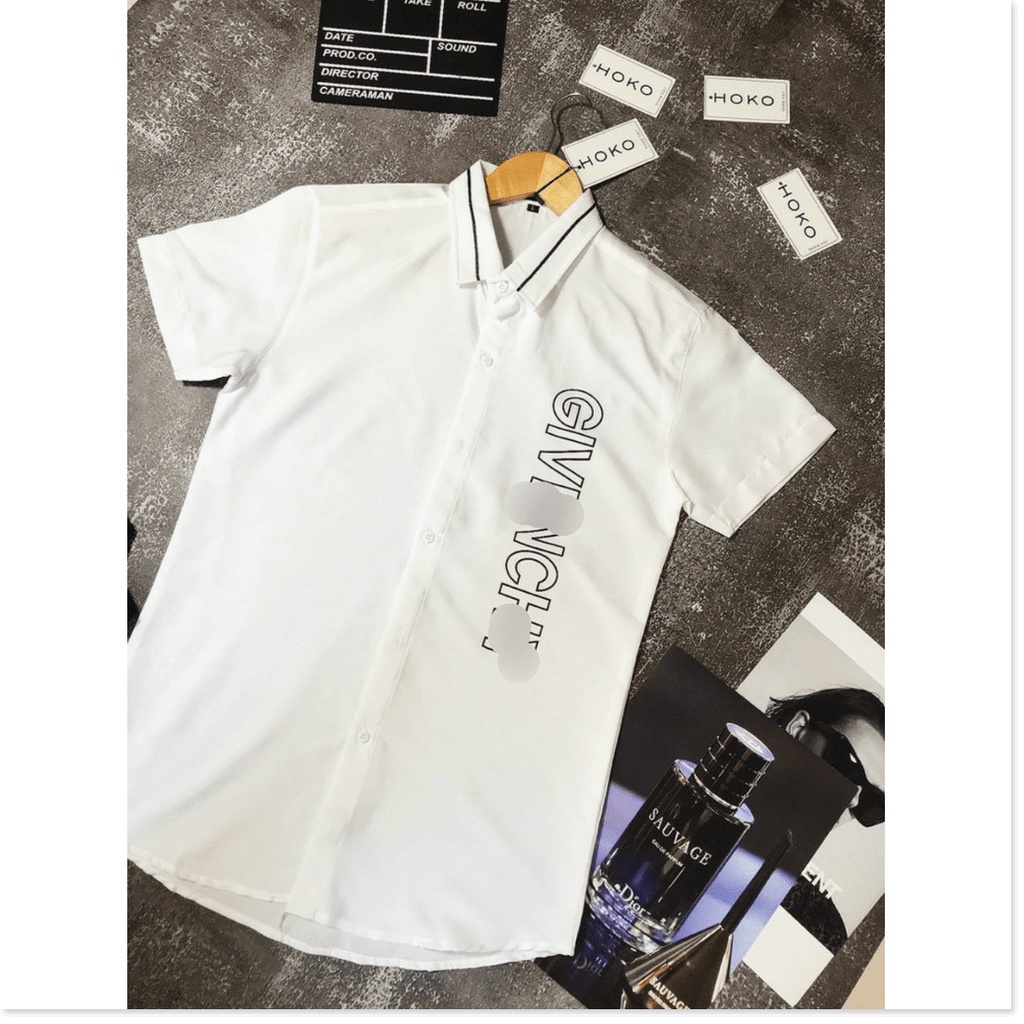 Áo sơ mi in thêu NGẮN TAY NAM CỰC CHẤT , BAO ĐẸP CHO NAM GIỚI KOKO MI FASHION