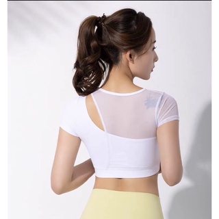 [ Ảnh Thật Trải Sàn ] Crop Top Lệch Vai Giọt Nước