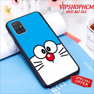Ốp lưng samsung note 4/ note 5/ note 8/ note 9/ note 10 hình doremon làm duyên - viền tpu dẻo