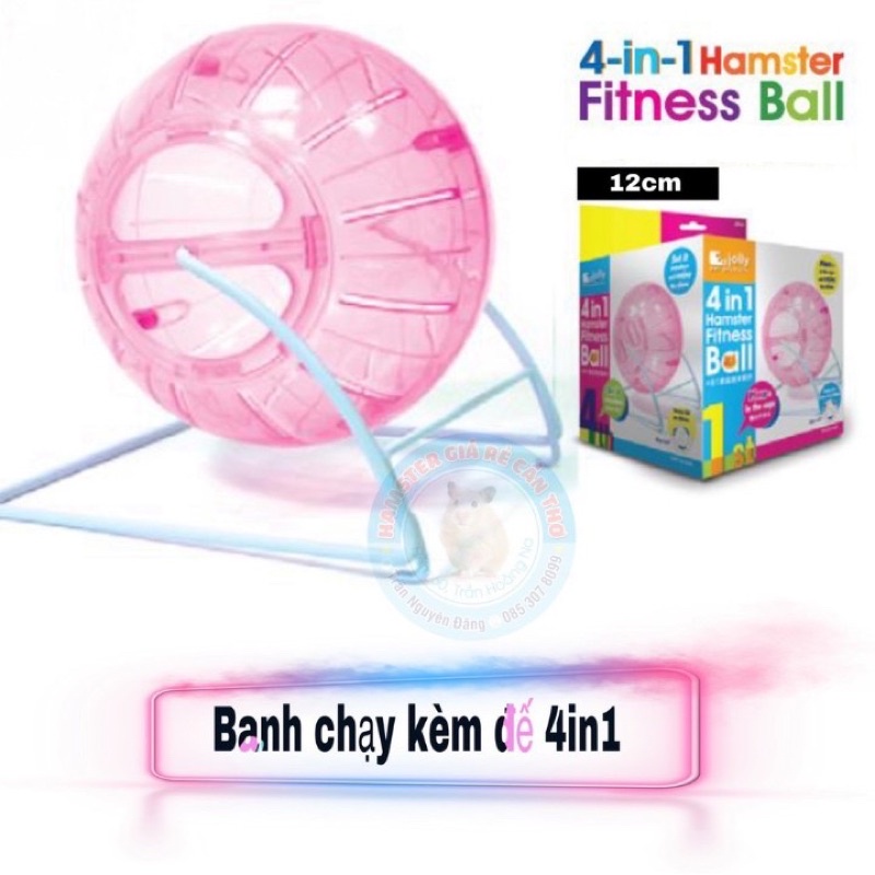 BANH / BÓNG CHẠY 4IN1 KÈM ĐẾ CHO  HAMSTER