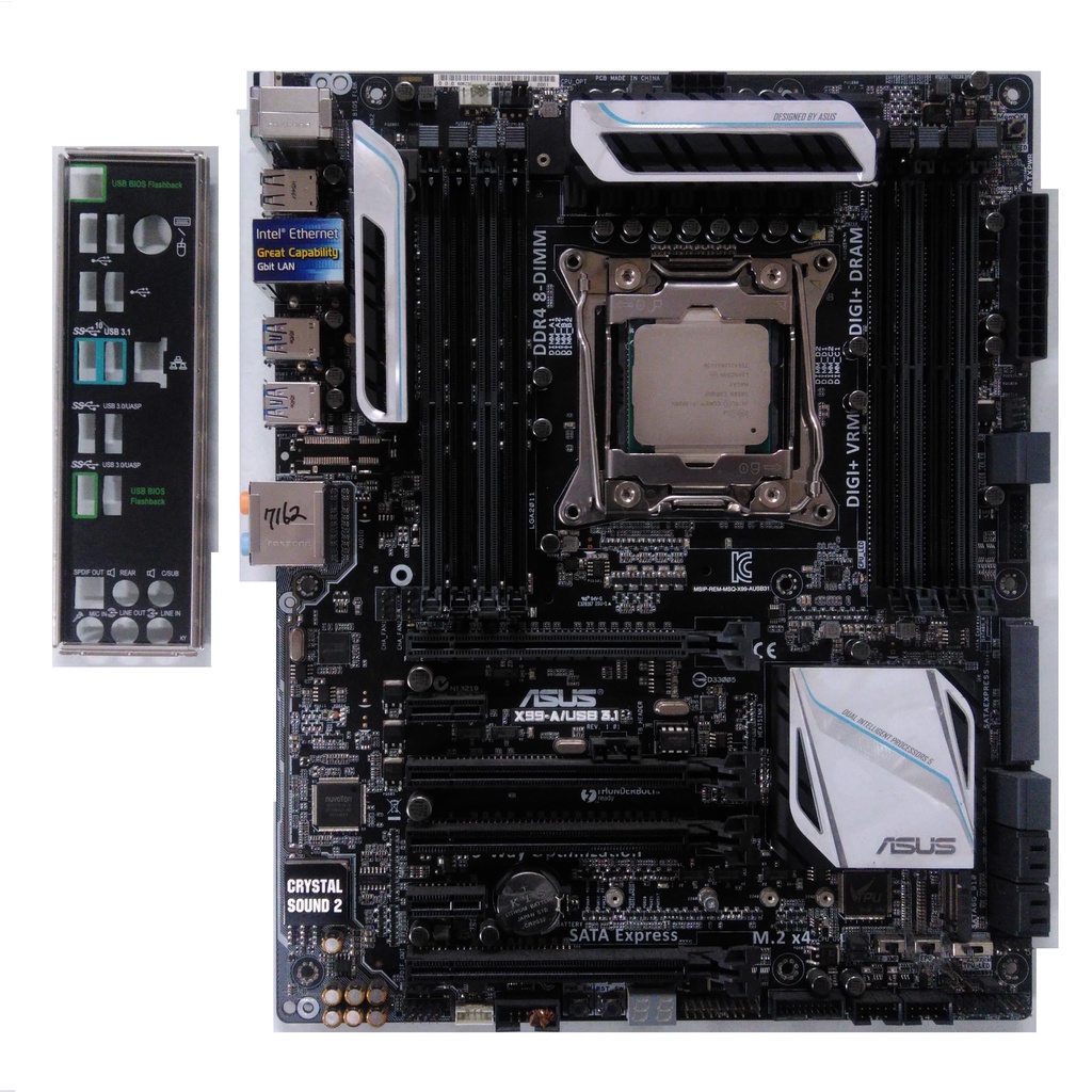 ASUS X99-A / USB 3.1: LGA 2011-v3, X99, SATA 6Gb / s, USB 3.1, USB 3.0, ATX