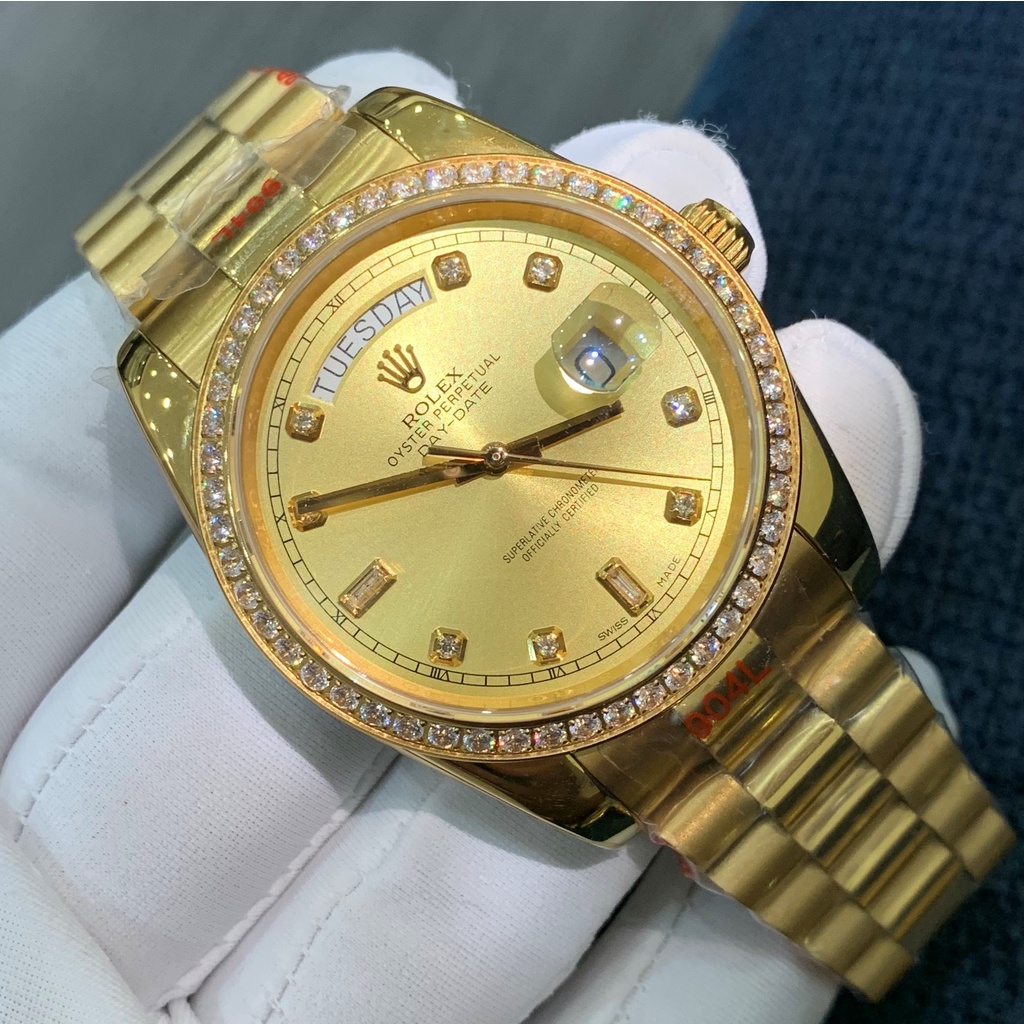 Đồng Hồ Nam RL DAY-DATE Máy ETA 2836 Cơ Automatic Thụy Sỹ, Size 41mm