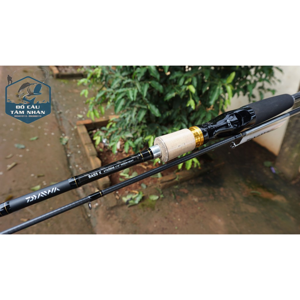 Cần câu cá Daiwa Bass X Chính hãng - Có đứng và ngang. Chuyên lure mồi giả.