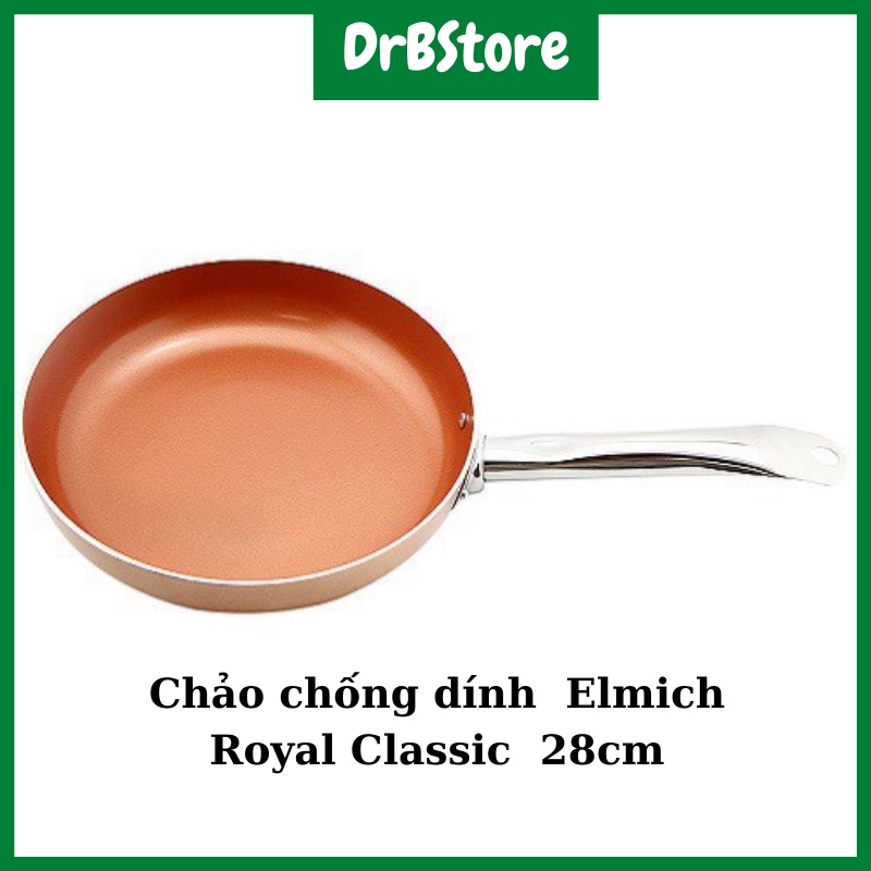 Chảo chống dính đáy từ phủ sứ Elmich Royal Classic cao cấp 28cm