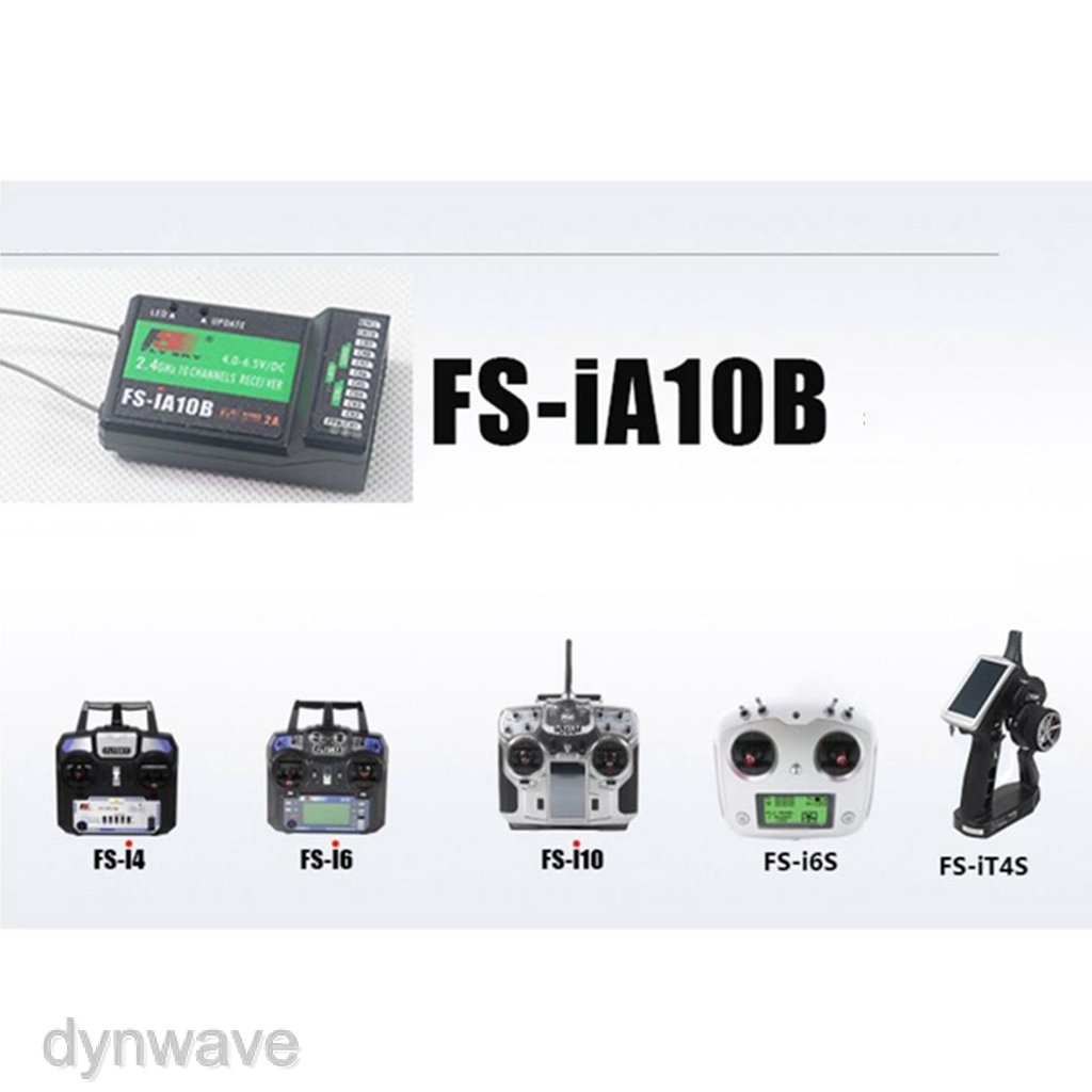 Flysky FS-iA10B 2.4GHz 10CH Receiver for Radio Control FS-i4 i6 i10 i6S iT4S
