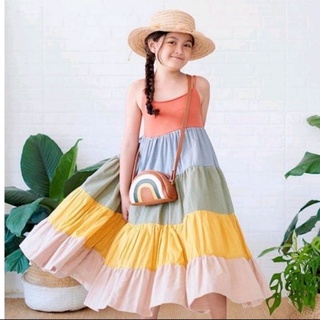 Váy 5 tầng cho mẹ và bé gái Váy 2 dây trẻ em từ 7kg đến 60kg