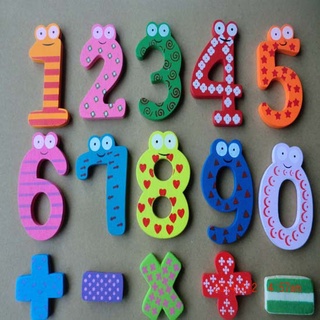 Bộ chữ số gỗ nam châm (Wooden Magnetic Letters/Numbers)