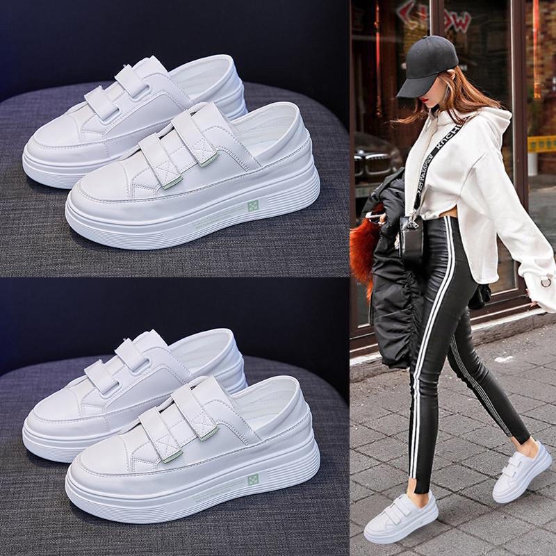 Giày slip on thể thai quai dán đế cao | BigBuy360 - bigbuy360.vn