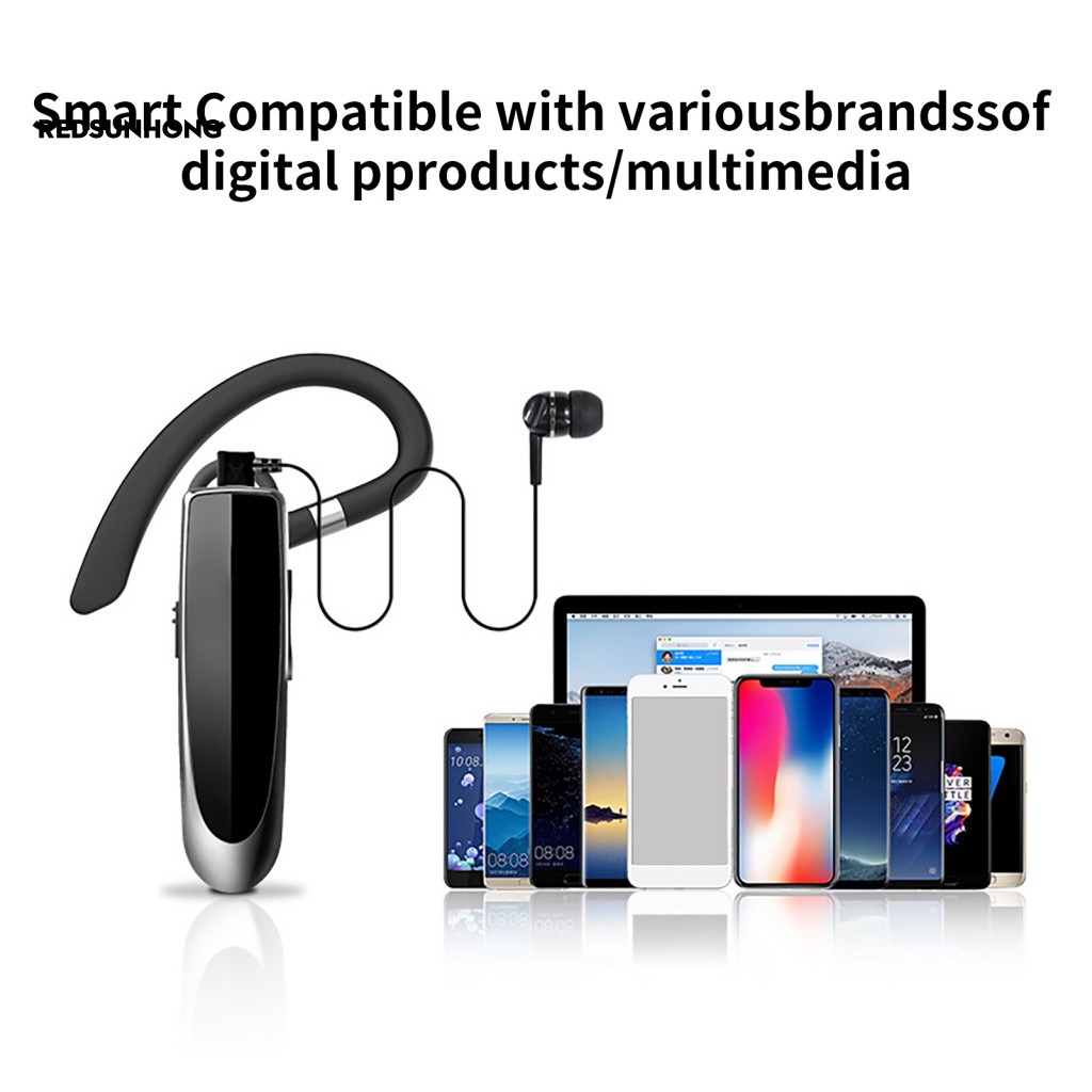 Tai Nghe Bluetooth 5.0 RSH.z Kiểu Móc Vành Tai Mềm Mại Thích Hợp Chơi Thể Thao