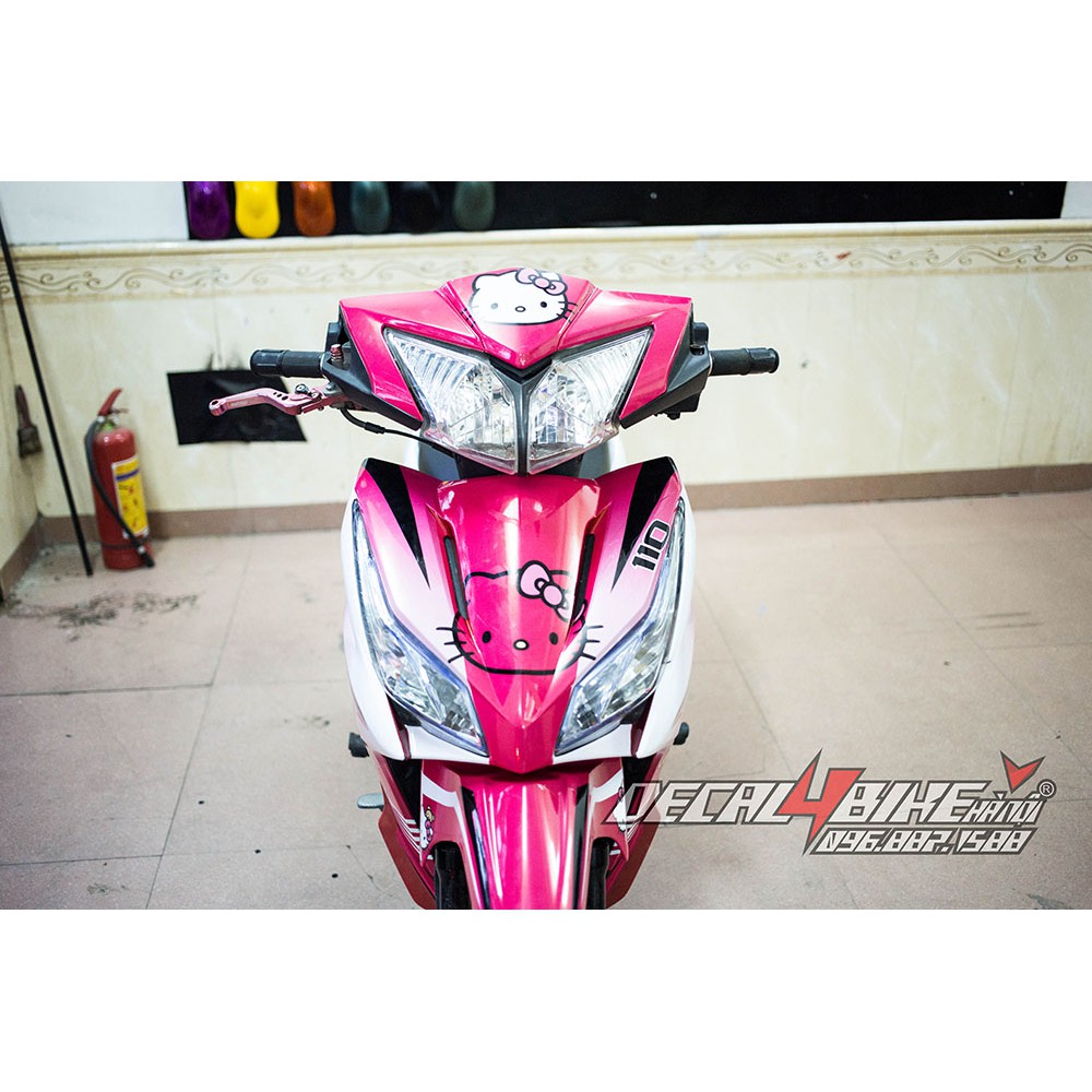 Tem trùm xe  Wave RSX 2012 HelloKitty