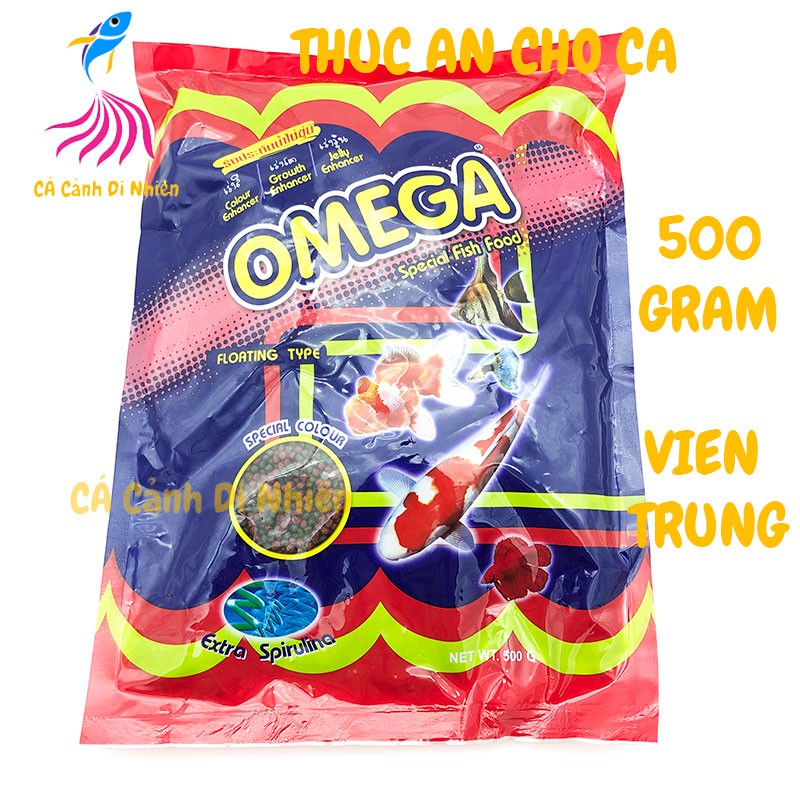 Thức ăn Omega cho cá cảnh  500g