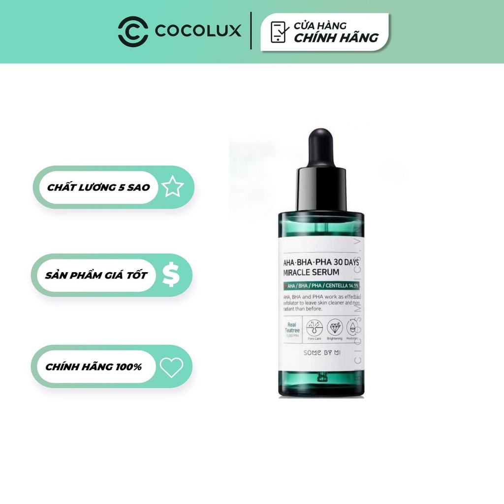 [Mã SKAMCLU9 giảm 10% đơn 100K] Serum Mụn Some By Mi AHA-BHA-PHA 30 Days Miracle Serum -[Coco Shop]