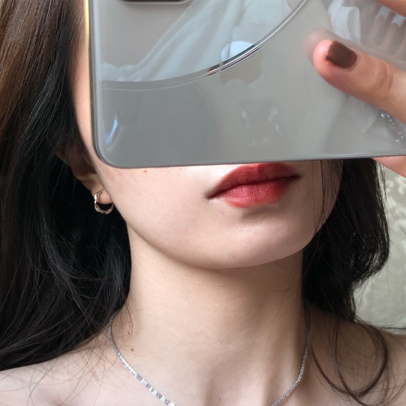 1 Cặp Khuyên Tai Dạng Vòng Xoắn Bằng Bạc S925 Phong Cách Cổ Điển Cho Nữ
