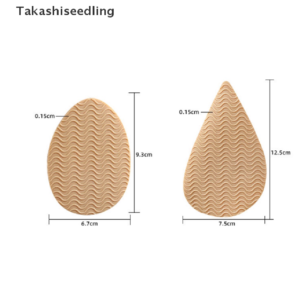 1 Cặp Đế Lót Giày Cao Gót Bằng Cao Su Chống Trượt Chống Mài Mòn