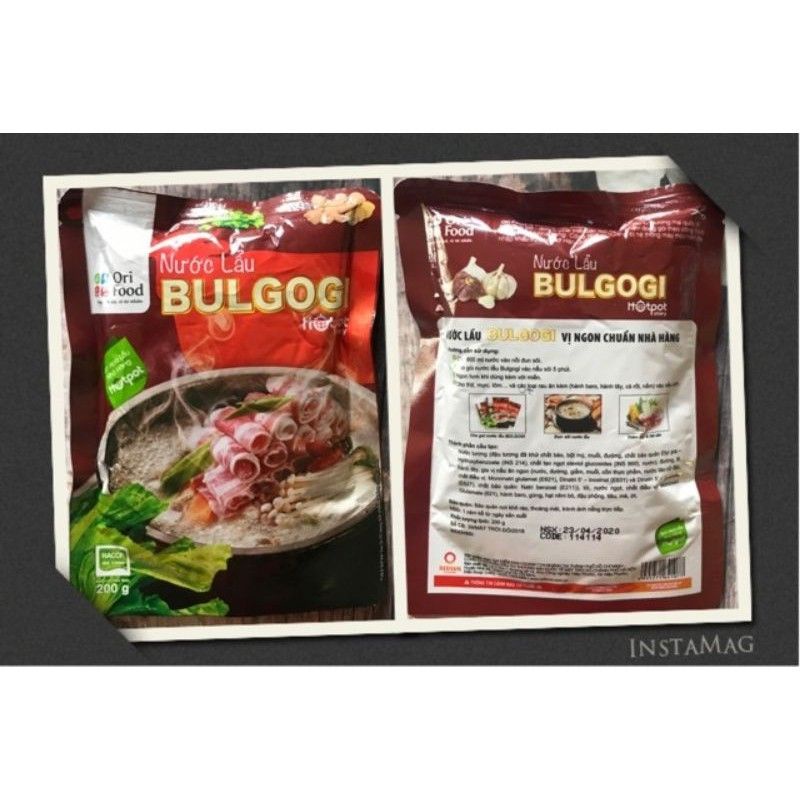 Nước lẩu Bulgogi Orifood 200g