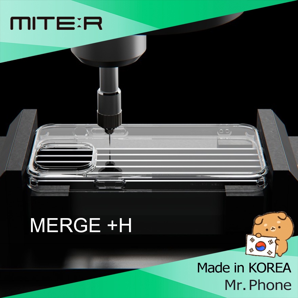Ốp lưng chống sốc Miter Merge +H cho iPhone 14 Pro Max / 14 Pro / 14 Plus / 14 - Nhập khẩu Hàn Quốc