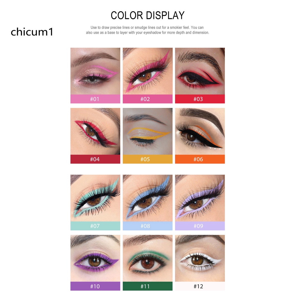 Bút kẻ mắt dạng gel màu lì kháng nước làm đẹp DIY
 | BigBuy360 - bigbuy360.vn