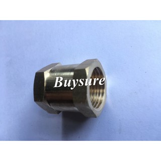 Măng sông 2 đầu ren trong 21mm bằng đồng