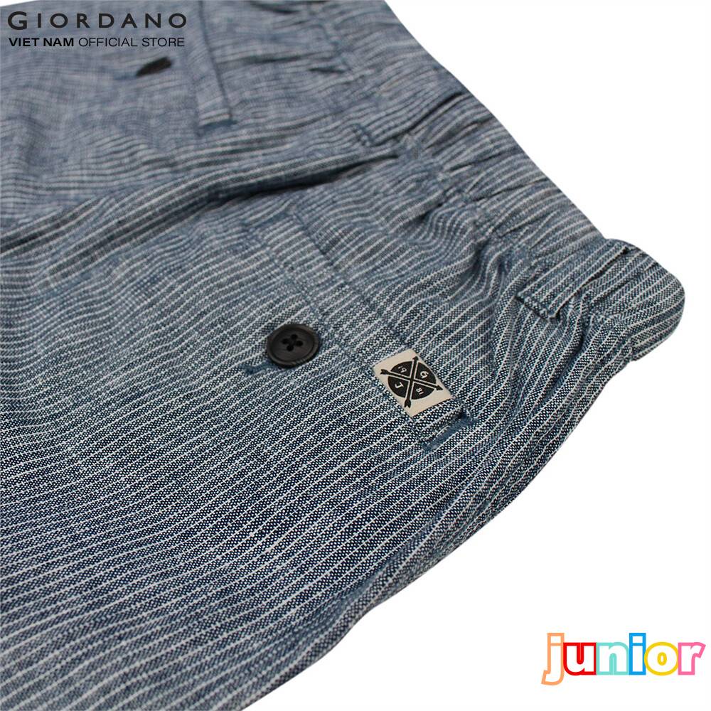 Quần shorts linnen trẻ em Giordano 03100234