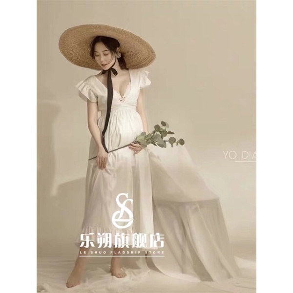 Váy đầm bầu chụp hình nghệ thuật cao cấp