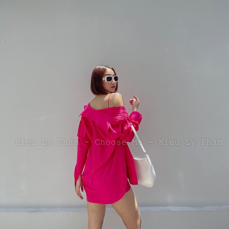 Áo Sơ Mi Nữ, Áo Sơ Mi Nữ Form Rộng, set đồ nhiều màu , Quần Shorts - Choose Me | BigBuy360 - bigbuy360.vn