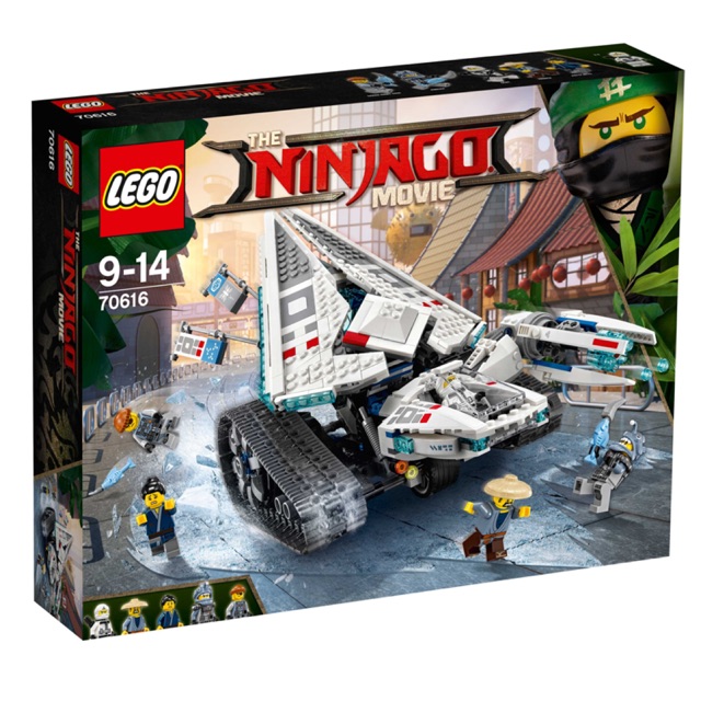 [CÓ HÀNG] Lego UNIK BRICK 70616 Ice Tank Bộ lắp ghép xe tăng băng giá trong Ninjago chính hãng (như hình).