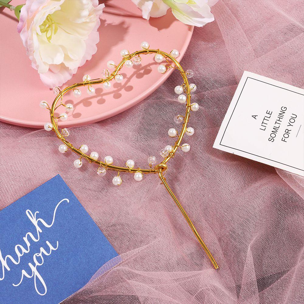 ESPO Topper Cắm Trang Trí Bánh Kem Hình Trái Tim