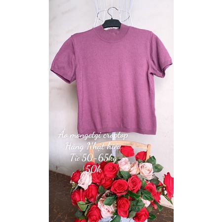 Áo mongtegi dáng croptop