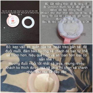 Kẹp chống muỗi cho bé combo 2 cai