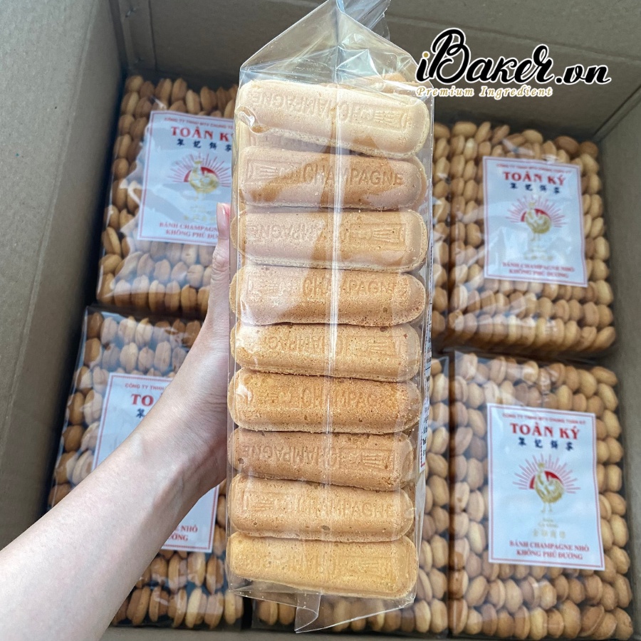 [500g] Bánh sâm panh/ champagne (Lady Fingers) không phủ đường hiệu Toàn Ký