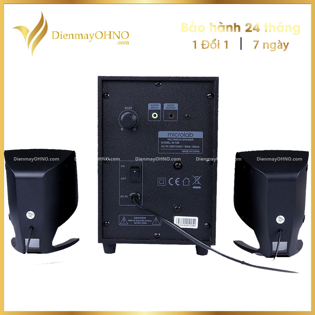 Loa Máy Vi Tính Microlab M108 Loa Laptop Nghe Nhạc Để Bàn Mini Có Dây – OHNO Việt Nam