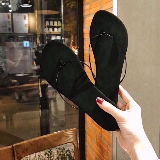 Dép Nữ ❤️ Freeship ❤️ Dép Cọng Chỉ Dép Kẹp Quai Mảnh Lót Nhung