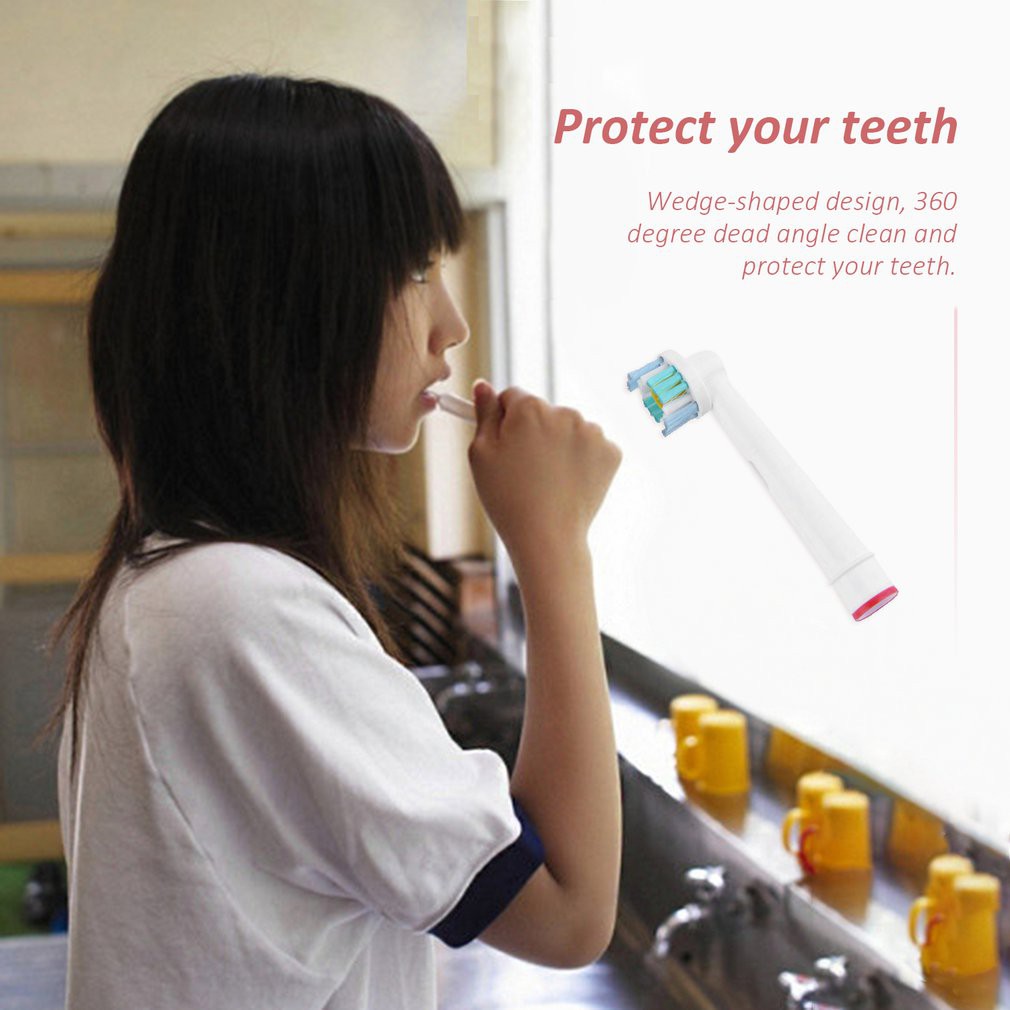 4 Đầu Bàn Chải Đánh Răng Điện Thay Thế Cho Oral B Braun Vitality Eb-18a