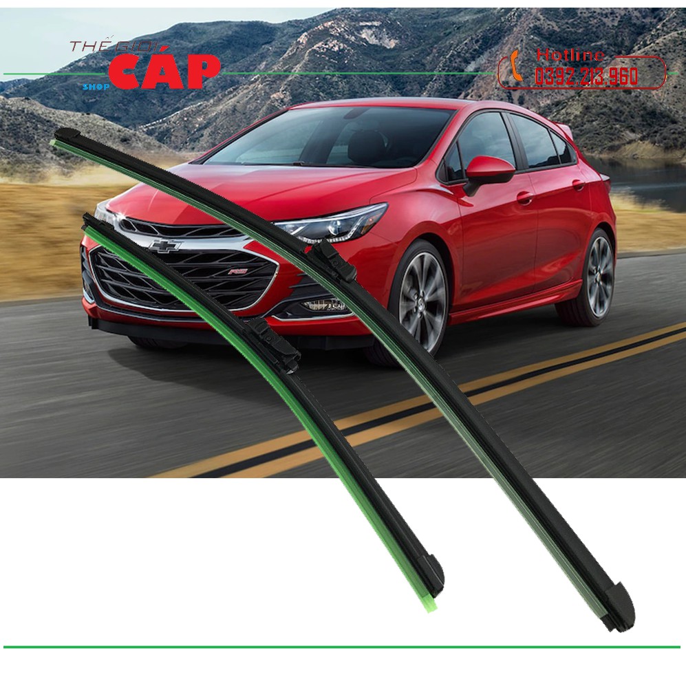 Bộ Cần Gạt Nước Mưa Dành Cho Xe Chevrolet Cruze Cao Cấp 24x18 inch