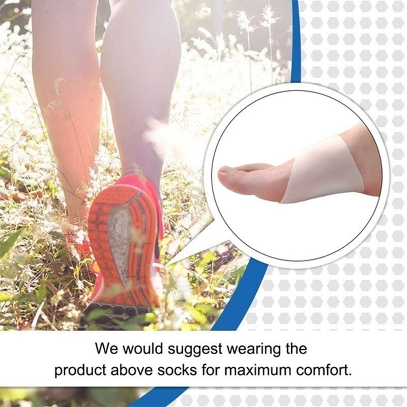 Đệm silicone hỗ trợ chỉnh hình lòng bàn chân phẳng